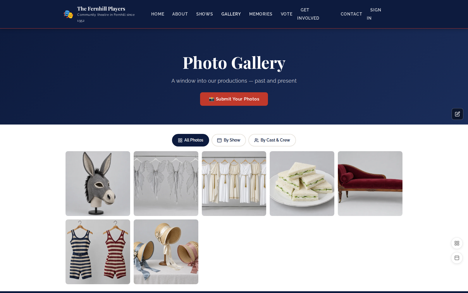 The Photo Gallery on the society's website.