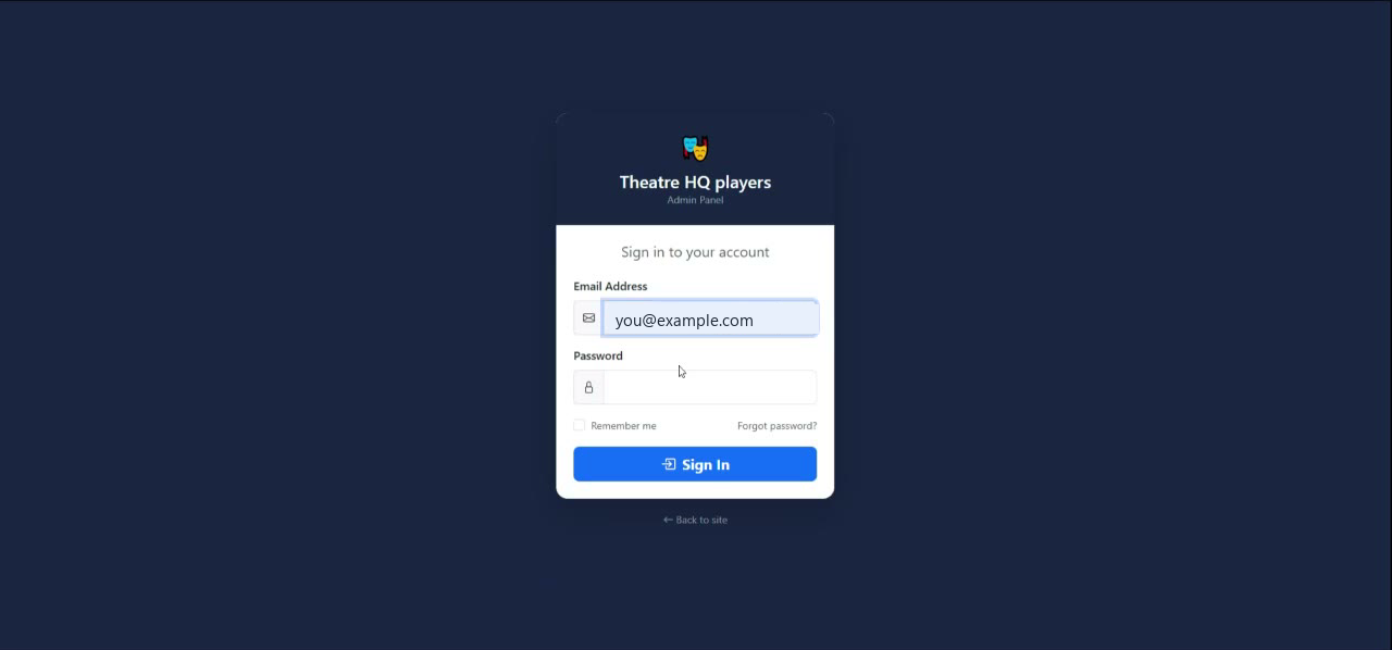 Enter your email address
